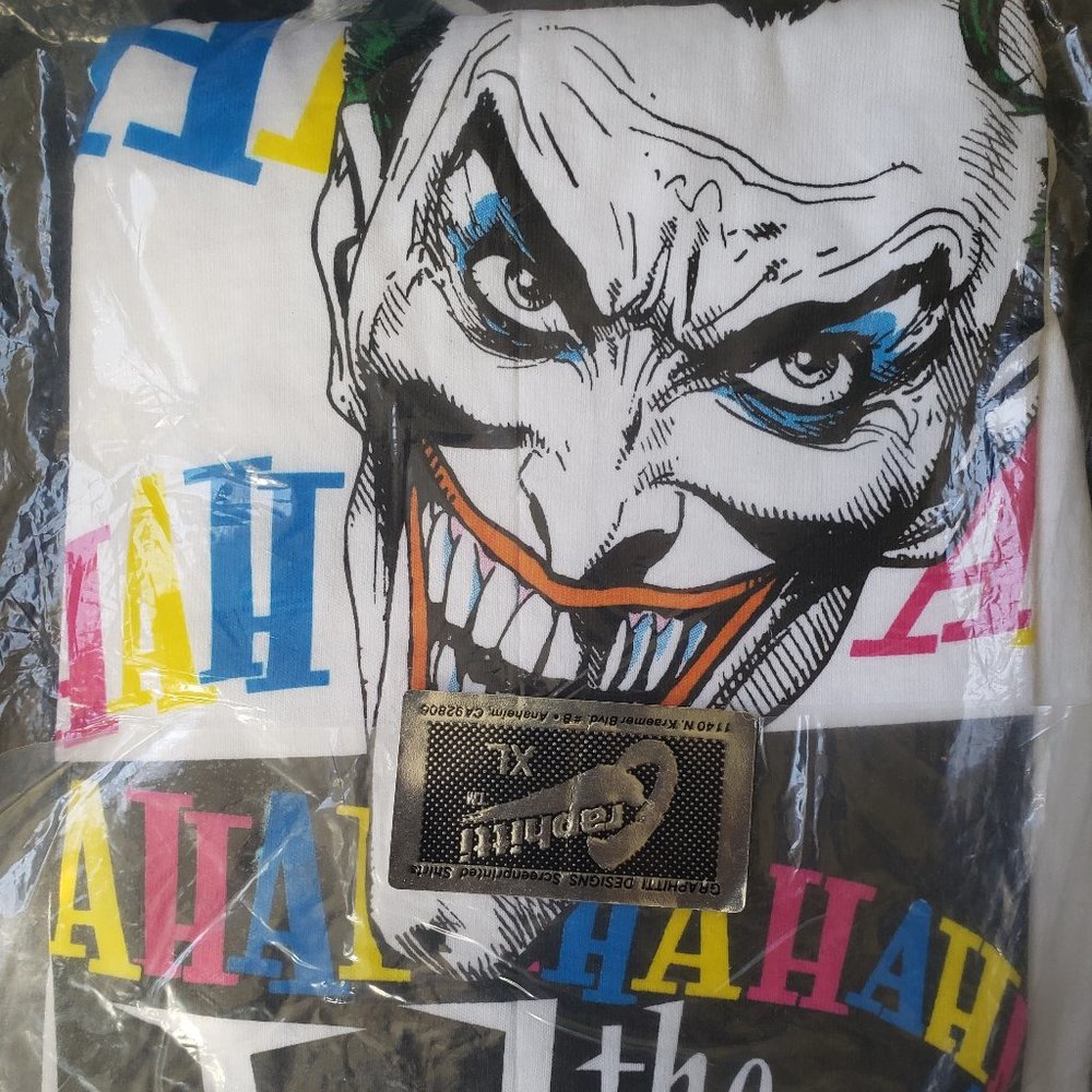 Vintage 1987 Graphitti Joker tee SXL still in bag